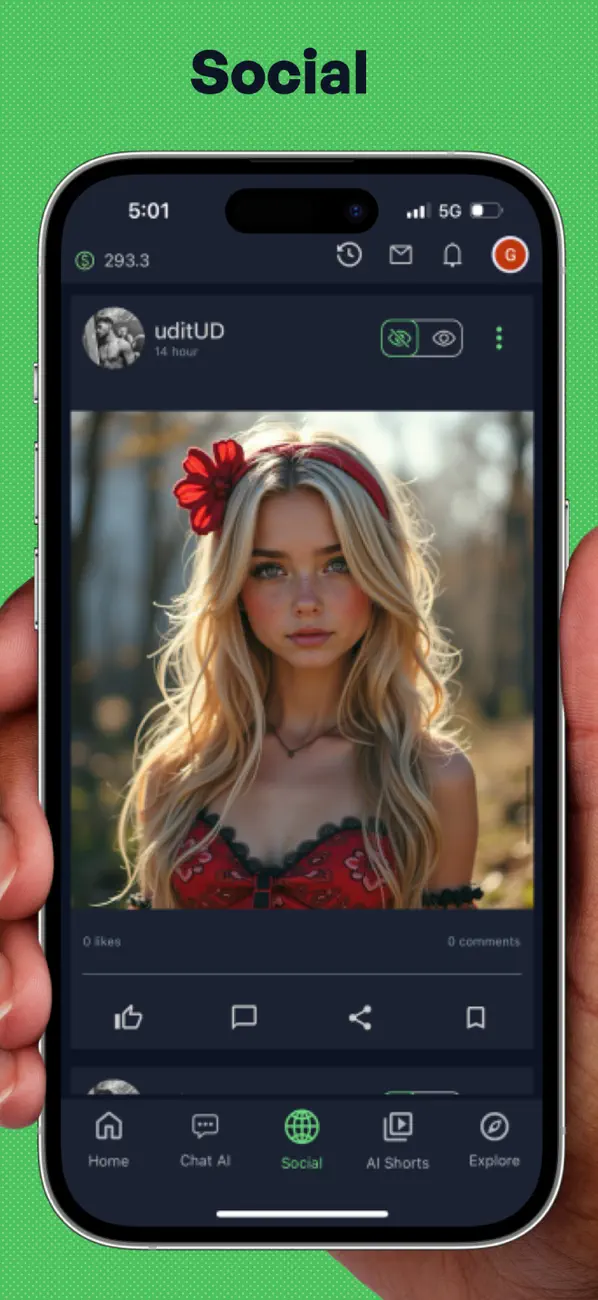 Ideaverse AI iOS App actual product screenshot — publisher screen 2