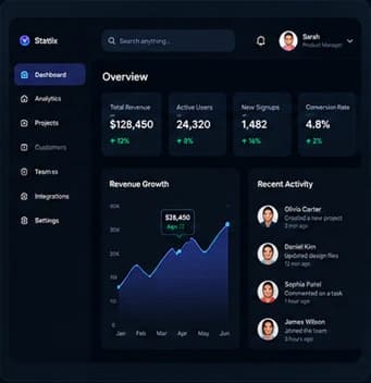 SaaS Platform design concept