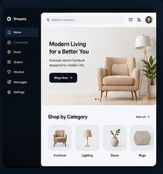 E-commerce Platform design concept
