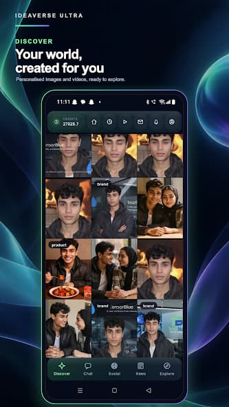 Ideaverse AI Android App actual product screenshot — publisher screen 2