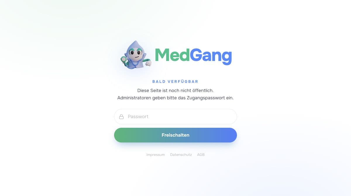 Medgang actual product screenshot